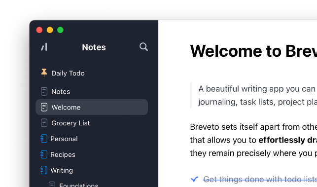 BrevetoApp Screenshot